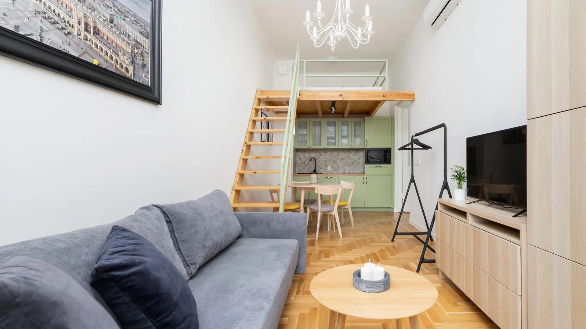 Apartment With Balcony - Dietla 109 Street Krakow
